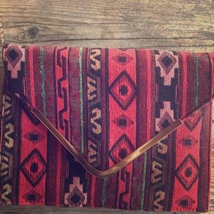 Purse Red Cross body or clutch